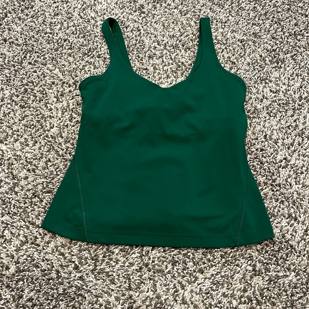 Lululemon align waist length tank everglade